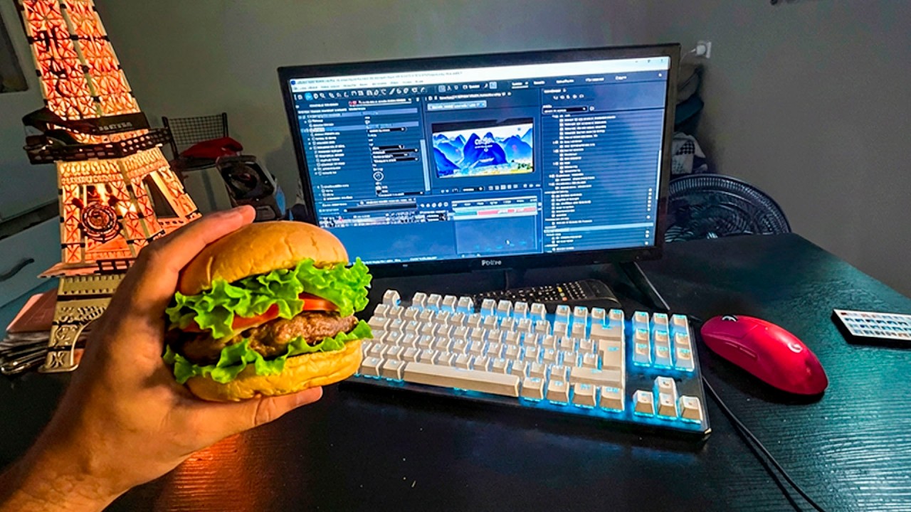 A ROTINA NOTURNO REAL DO EDITOR DOS HUNTERS