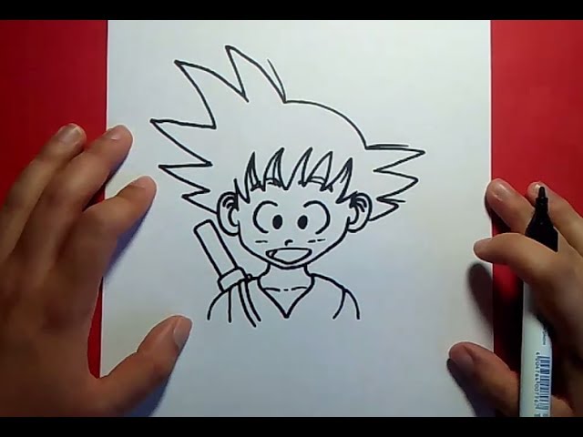 Como dibujar a Goku paso a paso - Dragon ball | How to draw goku - Dragon  ball - thptnganamst.edu.vn