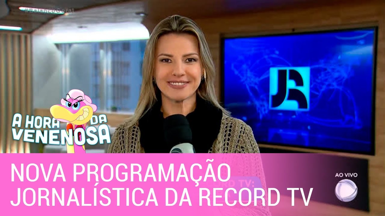 Nova programação jornalística da Record TV estreia segunda (9) YouTube Nova programação jornalística da Record TV estreia segunda (9) YouTube
