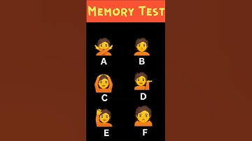 Memory Test #2 | Riddles And Puzzles for IQ Test #shorts