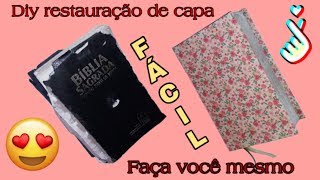 RESTAURAÇÃO DE CAPA DE BÍBLIA SUPER FÁCIL.
