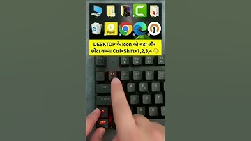 🚀BOOST YOUR PRODUCTIVITY! 💻 How to SHRINK Desktop Icons with JUST 2 KEYS! 🤯