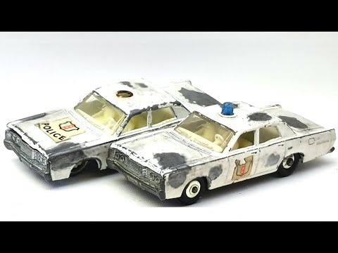 Matchbox restoration Mercury Park Lane Police Car No 55. Diecast version regular and superfast