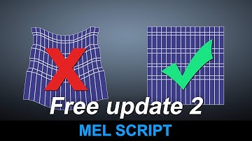 Easiest Way to Gridify UVs in Maya - Free Update 2