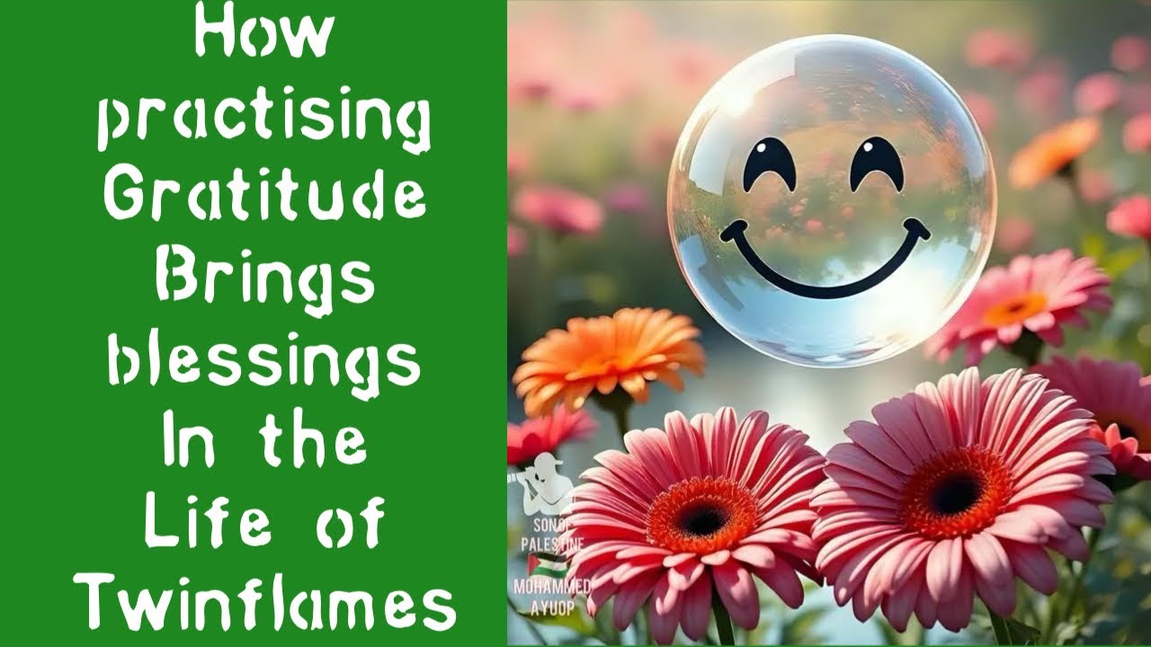 How practising gratitude brings miracles in the life of Twinflames💕💕💕