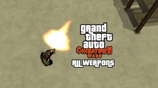 Grand Theft Auto: Chinatown Wars - All Weapons Showcase