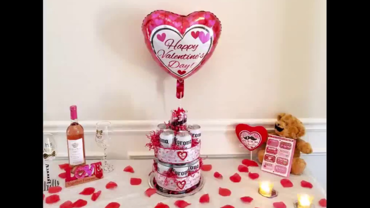 DIY Valentine's Day gift for him - YouTube