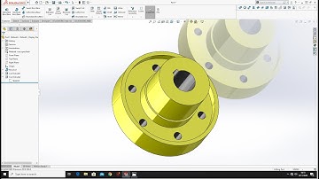 Flange SolidWorks Tutorial 2020! Exercise nr. 16! Learn from Home! :D