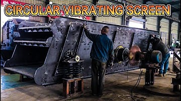 Circular vibrating screen