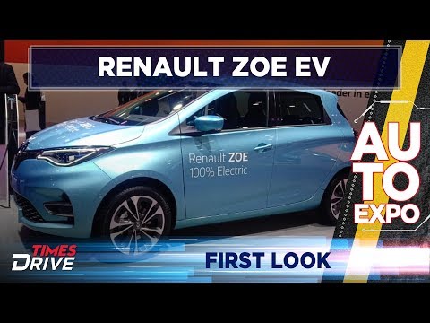 renault-zoe-electric-|-quick-walkaround-|-auto-expo-2020-|-times-drive