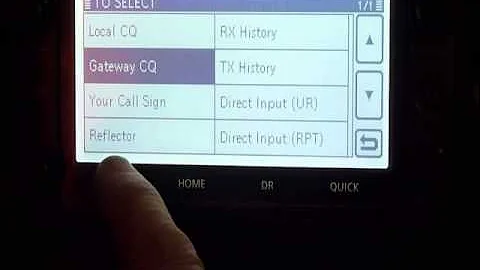 ID-5100E Tutorial 1 - Accessing D-STAR repeaters and reflectors