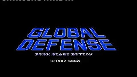 [Master system] Introduction du jeu "Global Defense" de SEGA (1988)