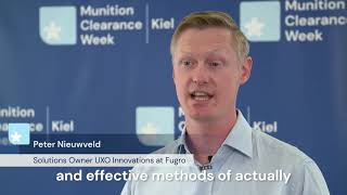 UXO expert from FUGRO speaks on the necessary steps to rid the #OCEAN from SEA DUMPED MUNITIONS