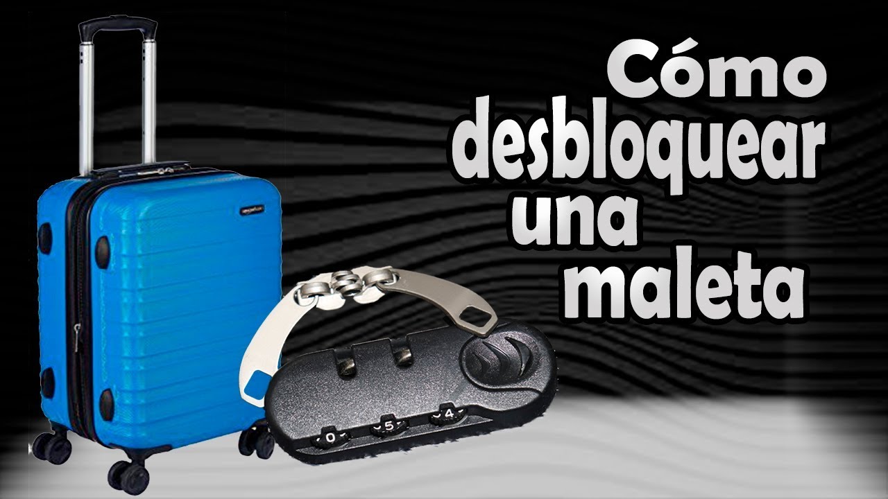 Cómo abrir una maleta con combinacion olvidada YouTube Cómo abrir una maleta con combinacion olvidada YouTube