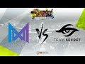 [Dota 2 Live] Secret vs Nigma | ESL One Birmingham Europe & CIS | yudijustincase