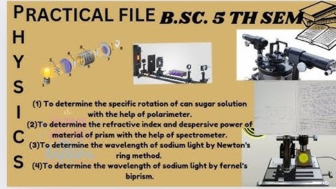 B.Sc. 5th Sem |Physics Practical File| Physics Practical| Study by Sukanya Srivastav