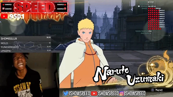 IShowspeed losing and getting trolled in Naruto Shippuden Ninja Storm 4 (ENDS STREAM)