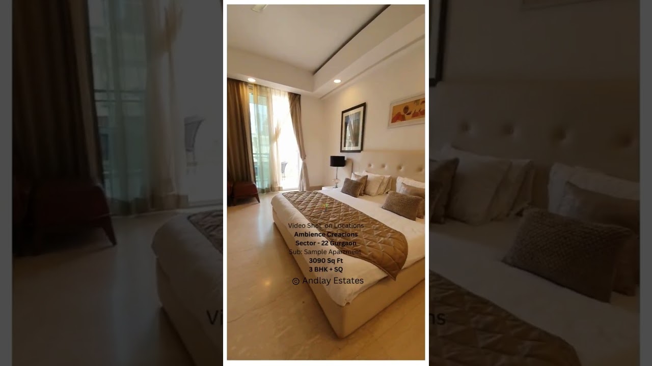 Ambience Creacions , Gurugram | 3&4 BHK Fully Loaded Apartments | Call to Know More +919910053944