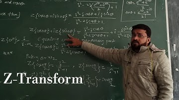 Z-Transform of sinn@ and cosn@