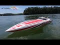 Proboat impulse 32 is a screamer setup and speed run with geico 36