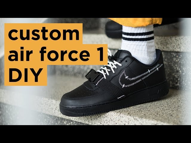 How To Customize Your Air Force 1's With EXPENSIVE Designer Fabric