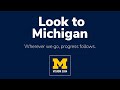 University of michigan vision 2034 look to michigan wherever we go progress follows