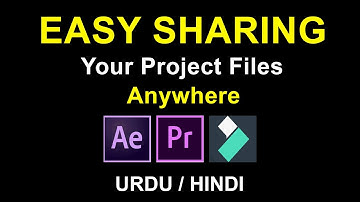 How to Share Your Video Project File anywhere | After Effects | Premiere Pro | Filmora X