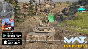 MWT Tank battles Global Launch Gameplay Walkthrough Part 1 (iOS, Android)