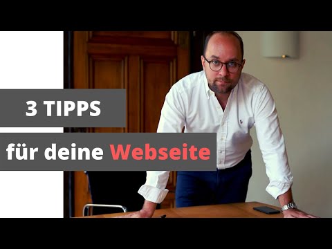 3 Tipps für deine Unternehmenswebseite!