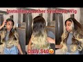 Installing a bomb $40 lace front synthetic wig💕//Ft. SamsBeauty | Mya Monét