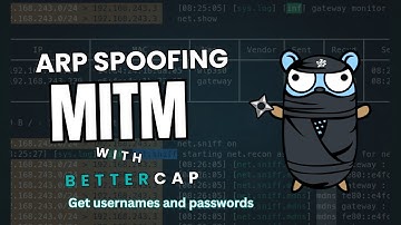 ARP spoofing - Man in the Middle attack (MITM) Get username and passwords