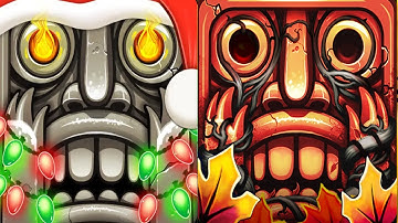 Temple Run 2 Holiday Havoc VS Jungle Fall Android iPad iOS Gameplay HD