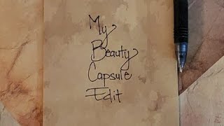 Beauty Capsule Edit #January2024 #locmaiden #beautycapsule