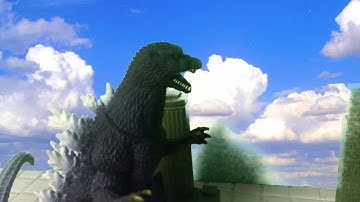 Godzilla (2004) stop motion test