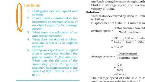 Cbse ncert physics class9 motion solutions of intext questions page no 102