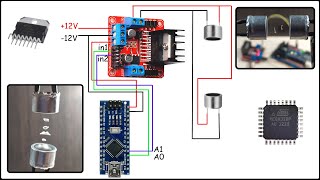 How to make an  Acoustic Levitation device. Arduino Nano v3.0 + L298n