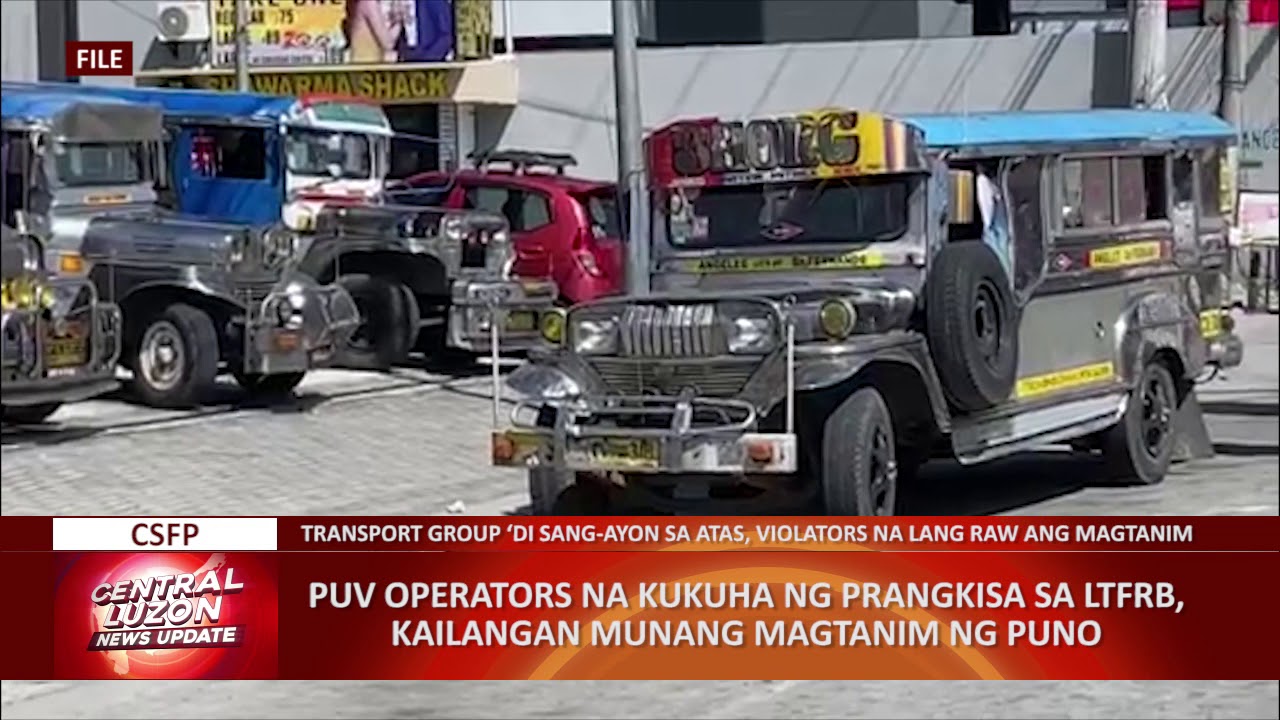 PUV operators, pinagtatanim ng puno bago makakuha ng LTFRB franchise | CLTV36 News
