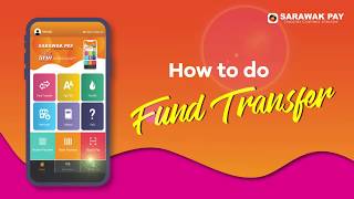 How to do fund transfer using Sarawak Pay screenshot 1