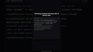 Systemd: Creating Malicious Services