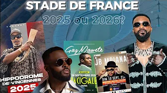 F@LLY STADE DE FRANCE 2026?WATA CONCERT REPORTÉ Tii Décembre? KOFFI hippodrome eza Te?JB voix esila? thumbnail