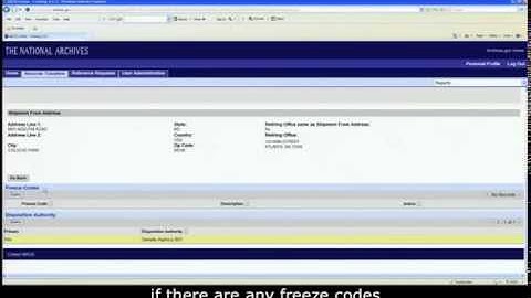 ARCIS Training Module 8: Records Transfers - Query functionality - tips and tricks