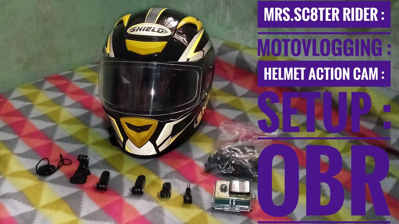 MRS.SC8TER RIDER : MOTOVLOGGING : HELMET ACTION CAM : SETUP : OBR