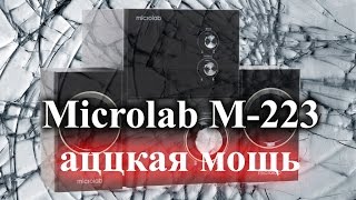 Полу-ремонт, полу-обзор Microlab M-223. Очередной шедевр