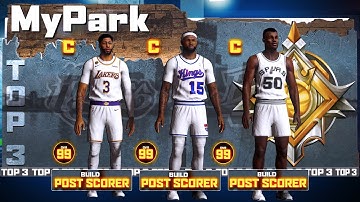 TOP 3 POST SCORER BUILDS ON NBA 2K20! BEST BUILDS ON NBA 2K20!