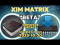 XIM Matrix October 2025 