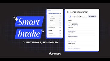 Smart Intake, our new AI powered client intake and tax workflow tool