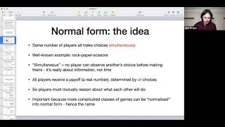CS825 lecture 1.3 - Normal form games