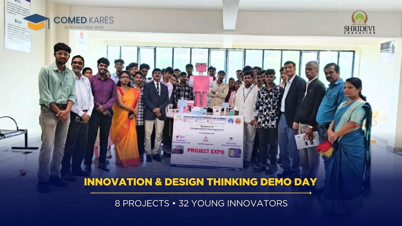 Innovation & Design Thinking Demo Day | Comedkares Innovation Hub × SIET Tumkur