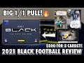 BIG 1/1 PULL!🔥 | 2021 Panini Black Football Hobby Box Review