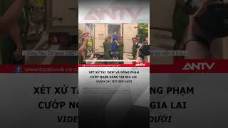 Hôm nay, xét xử vụ án cướp tiền ngân hàng tại Gia Lai #antv #shorts #thoisu #cuopnganhang